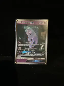 Pokemon TCG Mewtwo GX Secret Rare Shining Legends 78/73 Full Art Card - Image 1