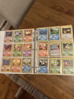 HUGE Old Binder Full of 306 Vintage Pokemon Cards - WOTC Base, Rocket, Gym, Neo - Image 3