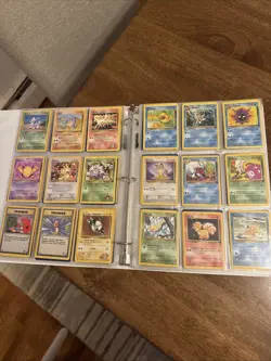 HUGE Old Binder Full of 306 Vintage Pokemon Cards - WOTC Base, Rocket, Gym, Neo - Image 5