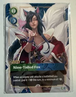 Riftbound Ahri METAL Card Prize Wall Exclusive Promo (1 of 35) - Image 1