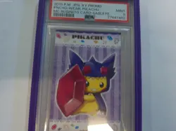 PSA9 Pncho-Wear Pikachu 2015 P.M.JPN.XY.Promo BusinessCard Pokemon Card Japanese - Image 3