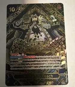 One Piece Card Game Marshall.D.Teach (SP) Gold OP09-093 Legacy of the Master - Image 1