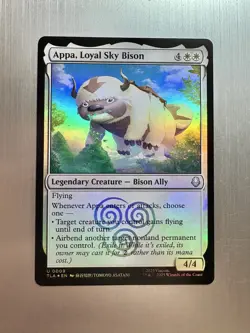 Appa, Loyal Sky Bison - 9 - MTG Avatar: The Last Airbender - Uncommon - FOIL - Image 1