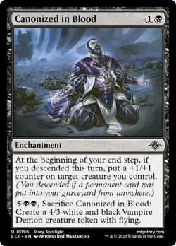 CANONIZED IN BLOOD x4 mtg NM Lost Caverns of Ixalan 4 Unc - Image 1