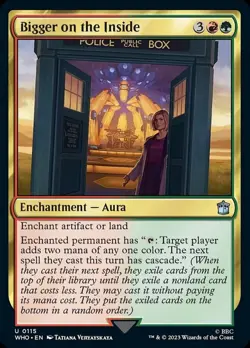 4x Bigger on the Inside NM-Mint, English Doctor Who MTG Magic - Image 1