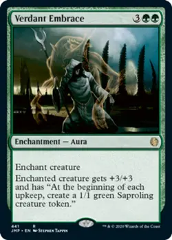 1x Verdant Embrace NM-Mint, English Jumpstart MTG Magic - Image 1