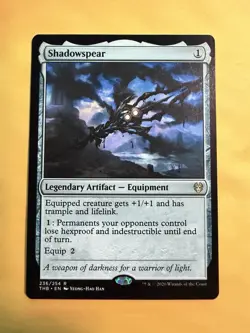 1x Shadowspear NM-Mint, English Theros Beyond Death MTG Magic - Image 1