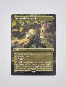 MTG Special Guests Secluded Courtyard Borderless Near Mint - Image 1