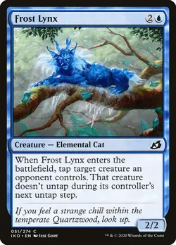 Frost Lynx , Ikoria: Lair of Behemoths , #51 MTG Common - Image 1
