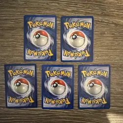 5x Pokemon Cards Wotc Vintage Card Bundle BASE SET 2 (3) - Image 2