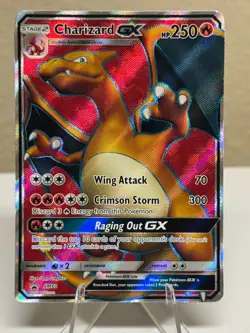 Charizard GX SM60 Sm Holo Illustration Rare Full Art Pokemon - Image 1