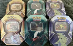 Pokemon Triple Whammy Tins - Lot Of 6 - Image 1