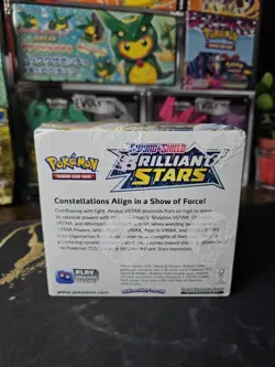 Pokemon TCG Brilliant Stars Booster Box Sealed with Protector 820650819964 - Image 4