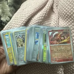 Pokemon Bulk lot 80 reverse holo and holos, sword and shield/scarlet and violet - Image 1