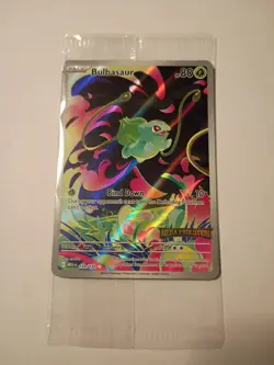 Bulbasaur 133/132 PROMO Stamped Pokemon Mega Evolution Holo Sealed NM - Image 1