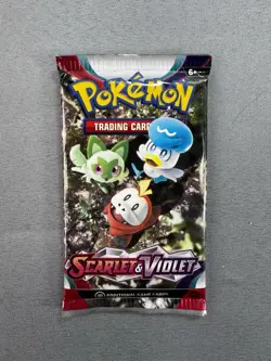 Pokemon Scarlet And Violet Base English Sealed Booster Pack NEW SEALED - Image 1