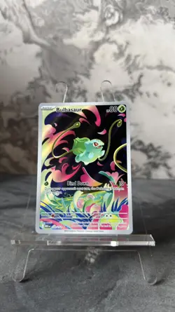 Bulbasaur 133/132 - Mega Evolutions Illustration Rare Pokemon TCG - UK - Image 1