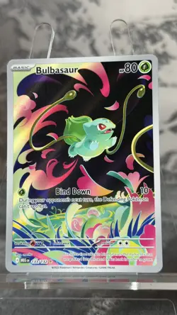 Bulbasaur 133/132 - Mega Evolutions Illustration Rare Pokemon TCG - UK - Image 3