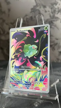 Bulbasaur 133/132 - Mega Evolutions Illustration Rare Pokemon TCG - UK - Image 4