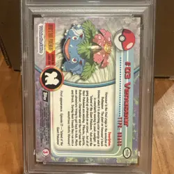 1999 Topps Pokemon T.V. Venusaur #3 PSA MINT 9 - Image 4