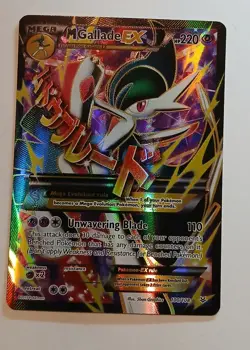 M Gallade EX (100 Full Art) 100/108 Roaring Skies Holo Pokemon TCG - Image 1
