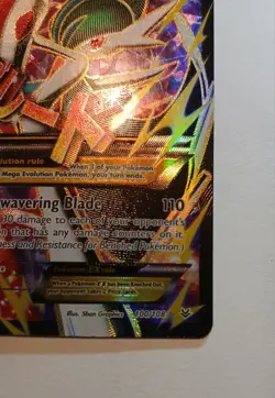 M Gallade EX (100 Full Art) 100/108 Roaring Skies Holo Pokemon TCG - Image 3
