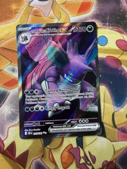 Team Rocket's Nidoking ex ⭐ 216/182 Holo Ultra Rare Destined Rivals Pokemon NM - Image 1