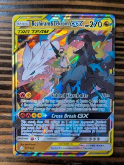 Pokemon TCG Reshiram & Zekrom GX 157/236 Cosmic Eclipse Tag Team - Image 1
