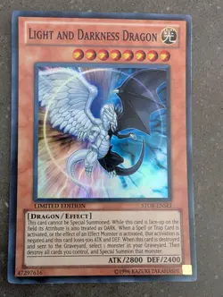 YuGiOh! Light and Darkness Dragon STOR-ENSE1 Super Rare - Image 1