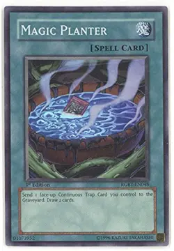 RGBT-EN048 Magic Planter Super Rare 1st Edition Lightly Played! YuGiOh TCG - Image 1
