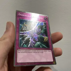 Dimensional Prison NKRT-EN034 Platinum Rare Near Mint Yugioh - Image 2
