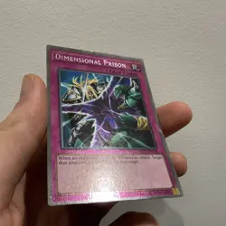 Dimensional Prison NKRT-EN034 Platinum Rare Near Mint Yugioh - Image 3