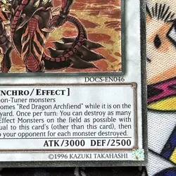 Scarlight Red Dragon Archfiend DOCS-EN046 Ultimate Rare LP Unlimited Ed Yu-Gi-Oh - Image 4