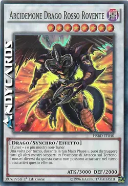 ARCIDEMONE DRAGO ROSSO ROVENTE • Super R • HSRD IT040 • 1Ed • YUGIOH! ANDYCARDS - Image 1