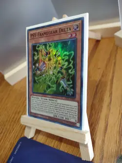 Yu-Gi-Oh Card PSY-Framegear Delta OP25-EN005 Super Rare Unlimited Edition TCG. - Image 2