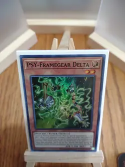 Yu-Gi-Oh Card PSY-Framegear Delta OP25-EN005 Super Rare Unlimited Edition TCG. - Image 4