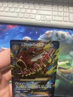 Pokemon M Gyarados EX TCG Full Art Holo Ultra Rare Card 115/122 Breakpoint LP - Image 2