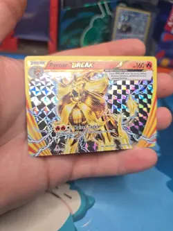 Pokemon TCG Pyroar Break Steam Siege Card 24/114 NM Condition - Image 1