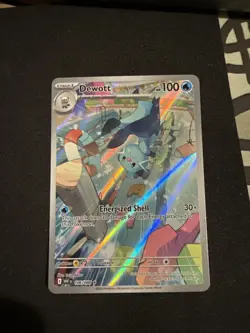 Pokemon Card Dewott 106/086 White Flare Illustration Rare Near Mint - Image 1