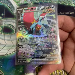 Roaring Moon EX SIR 251/182 Paradox Rift Pokemon TCG NM Pokemon card - Image 2