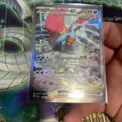 Roaring Moon EX SIR 251/182 Paradox Rift Pokemon TCG NM Pokemon card - Image 3