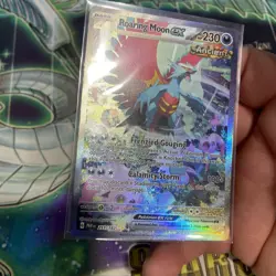 Roaring Moon EX SIR 251/182 Paradox Rift Pokemon TCG NM Pokemon card - Image 4