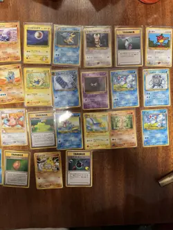 Vintage 1996 POKEMON Pocket monster Lot 104 Cards Good Condition Cards Japanese - Image 4