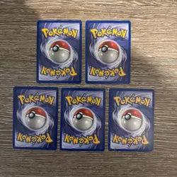 5x Pokemon Cards Wotc Vintage Card Bundle BASE SET 2 (7) - Image 2