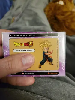 Dragon Ball Super - Cybercel Series 1 Super Saiyan Trunks Rare Trading CARD - Image 2