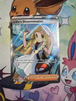 Pokemon TCG Mega Evolution Lillie’s Determination Full Art Trainer Card 169/132 - Image 2