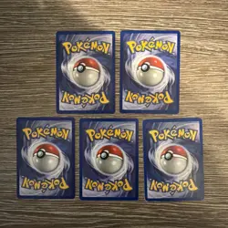 5x Pokemon Cards Wotc Vintage Card Bundle BASE SET 2 (6) - Image 2