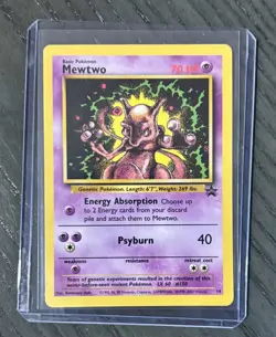 Mewtwo - Pokemon Wizard's Black Star Promos #14 - Vintage Promo WOTC Card LP - Image 2