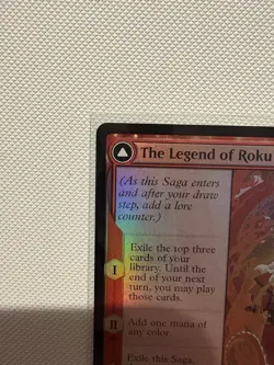 The Legend of Roku Avatar Roku MTG Avatar M 0145 English Foil NM ATLA - Image 5