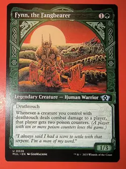 Magic The Gathering Multiverse Legends Fynn, The Fangbearer, Showcase, NM, 0026 - Image 1